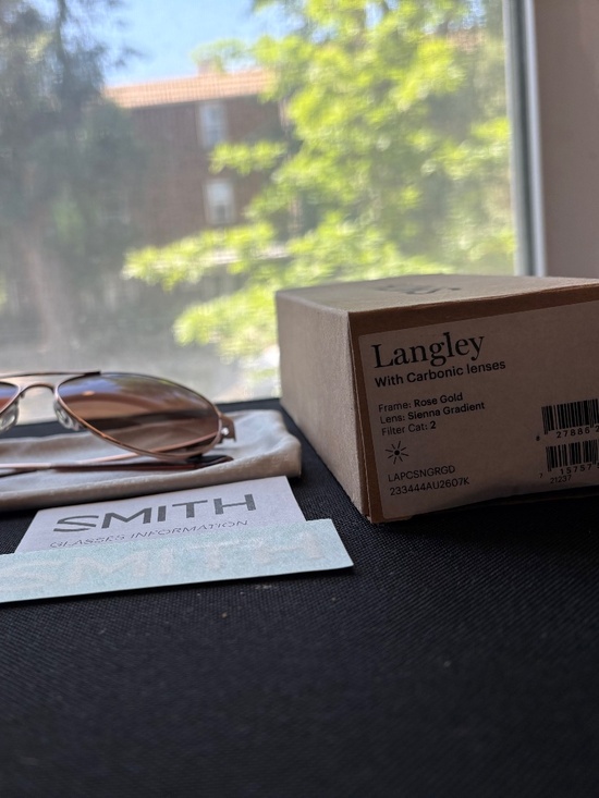 Smith Langley rose gold sunglasses